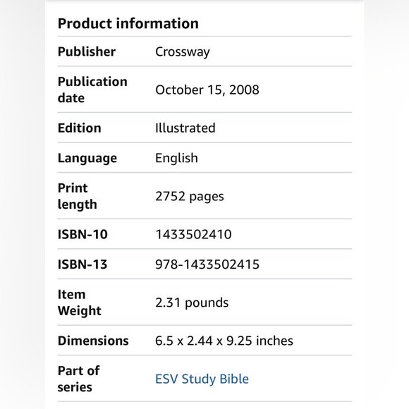 ESV Study Bible 📖 - Picture 4 of 10